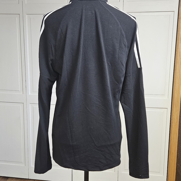 Women's Adidas Golf large black and white ¼ zip - Picture 4 of 8